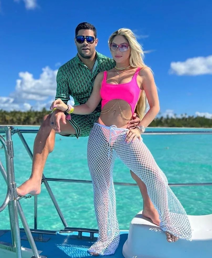 Hulk e sua esposa Camila Angelo