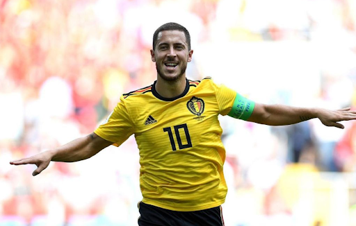 Hazard, atacante da Seleção Belga e do Real Madrid